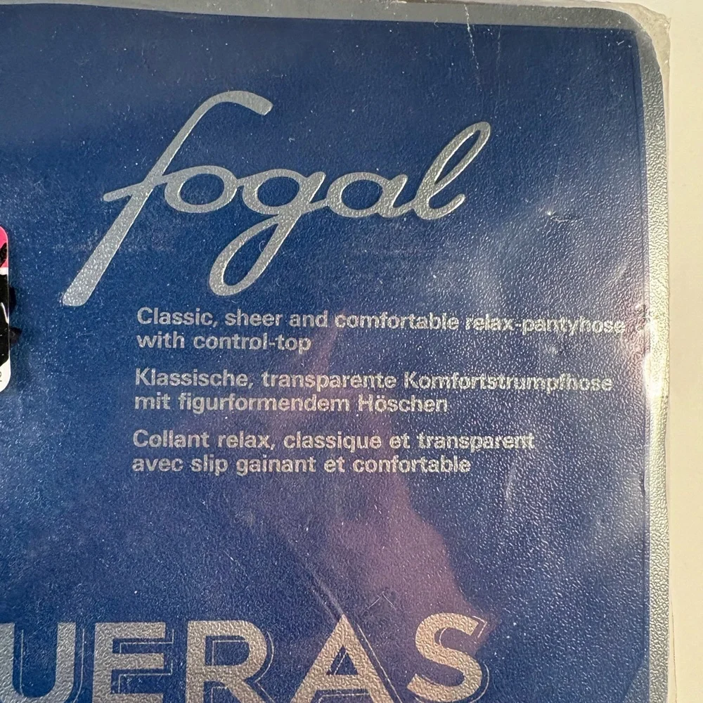 New Fogal Figuera Figueras 542 Women's‎ Pantyhose Sz Small Brown Career Dress